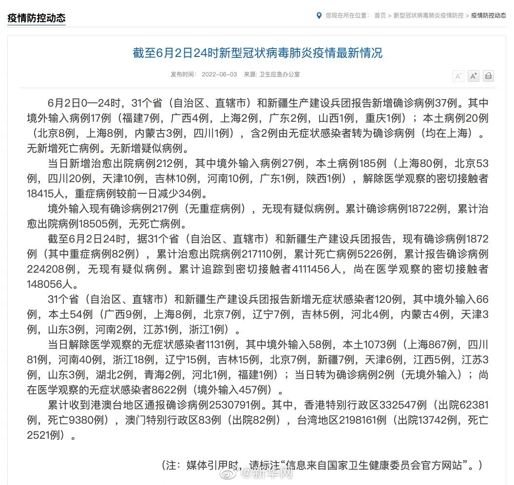 新最新疫情最新消息